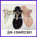 women pvc jelly ladies flat slipper plastic slipper fashion slipper